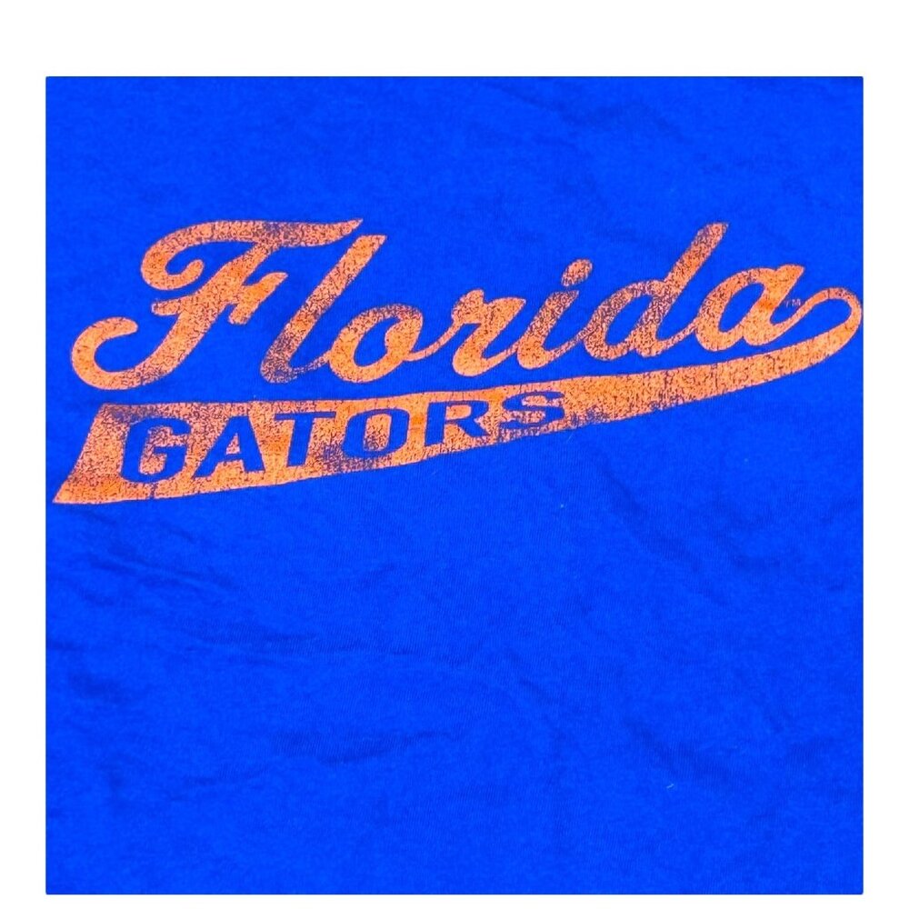 Florida Gators Blue T-Shirt 2X Jerzees Heavyweight Cotton XXL University of FL